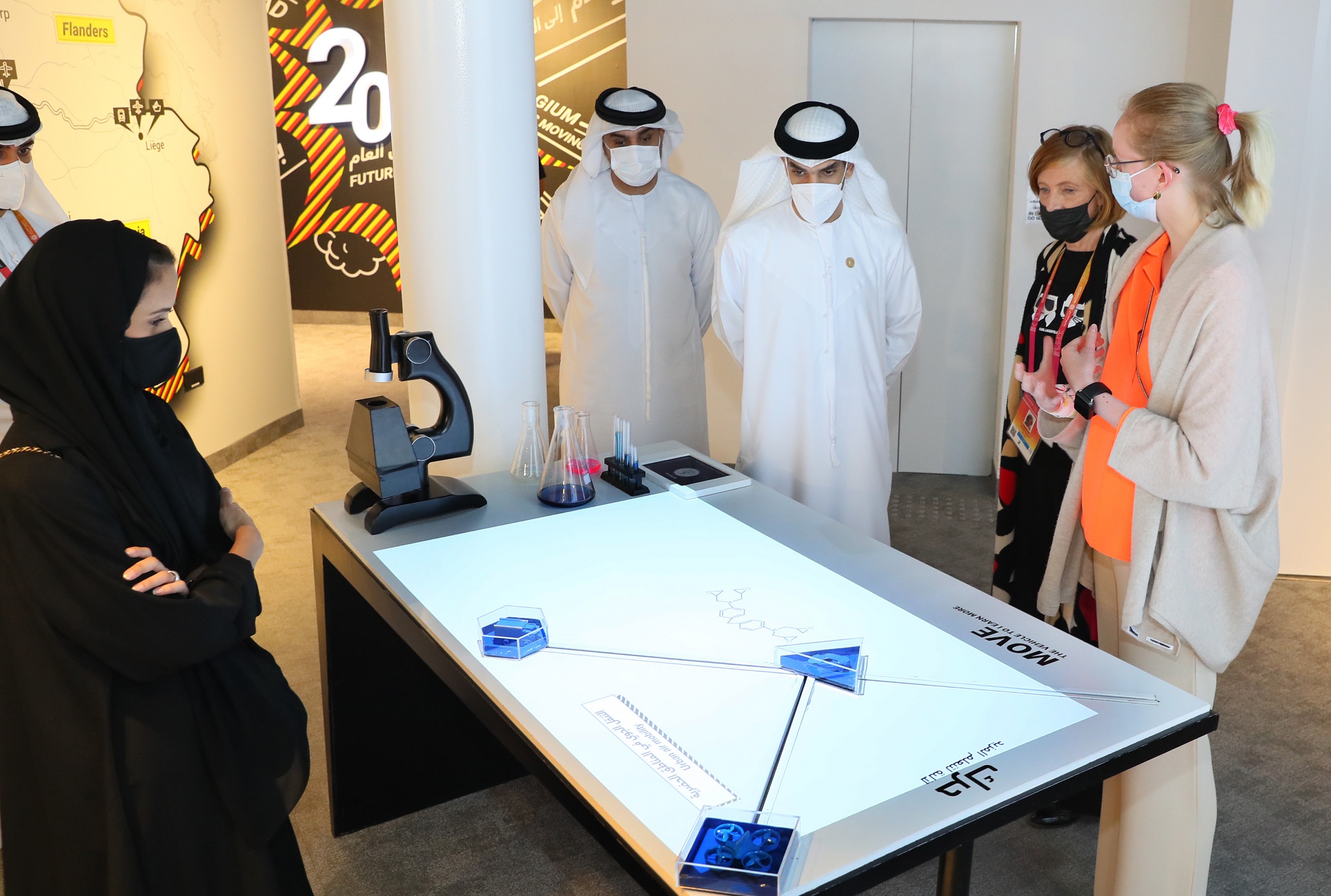 ثاني الزيودي يزور جناح بلجيكا في معرض إكسبو 2020 دبي